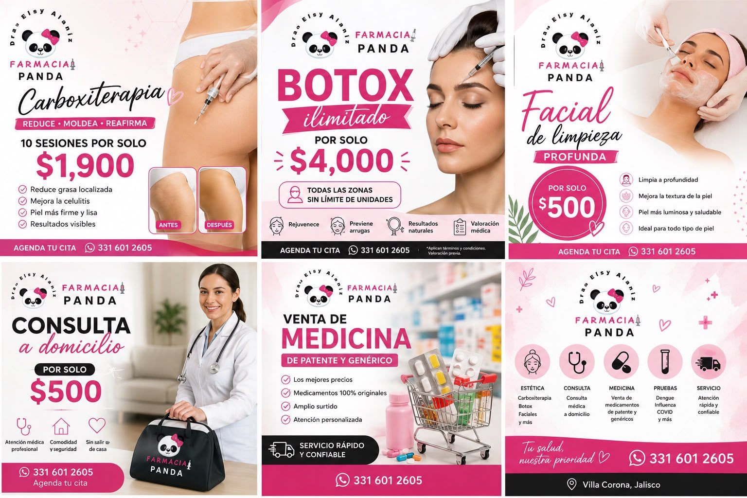Promociones de tratamientos Farmacia Panda